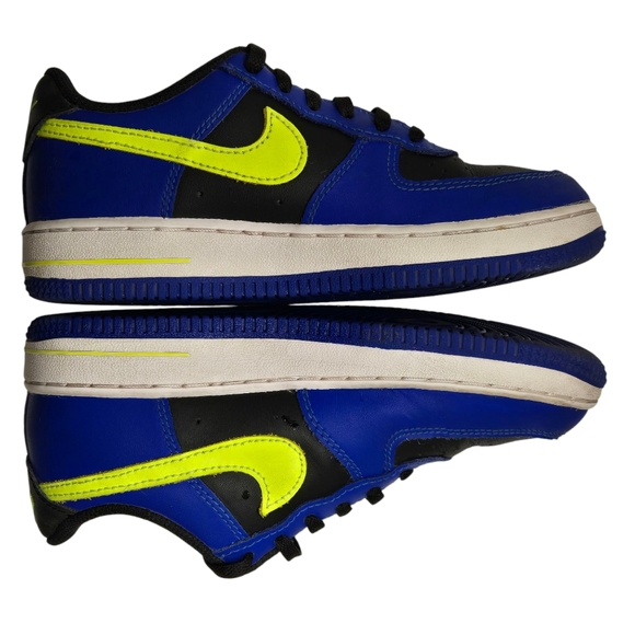 Nike Air Force 1 LV8 1 Racer Blue Volt Green Shoes FD0303-400 Youth Sz 1 Youth - Picture 7 of 9
